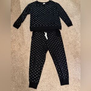 Jenni Pajama Set With Iridescent Stars Size Large
